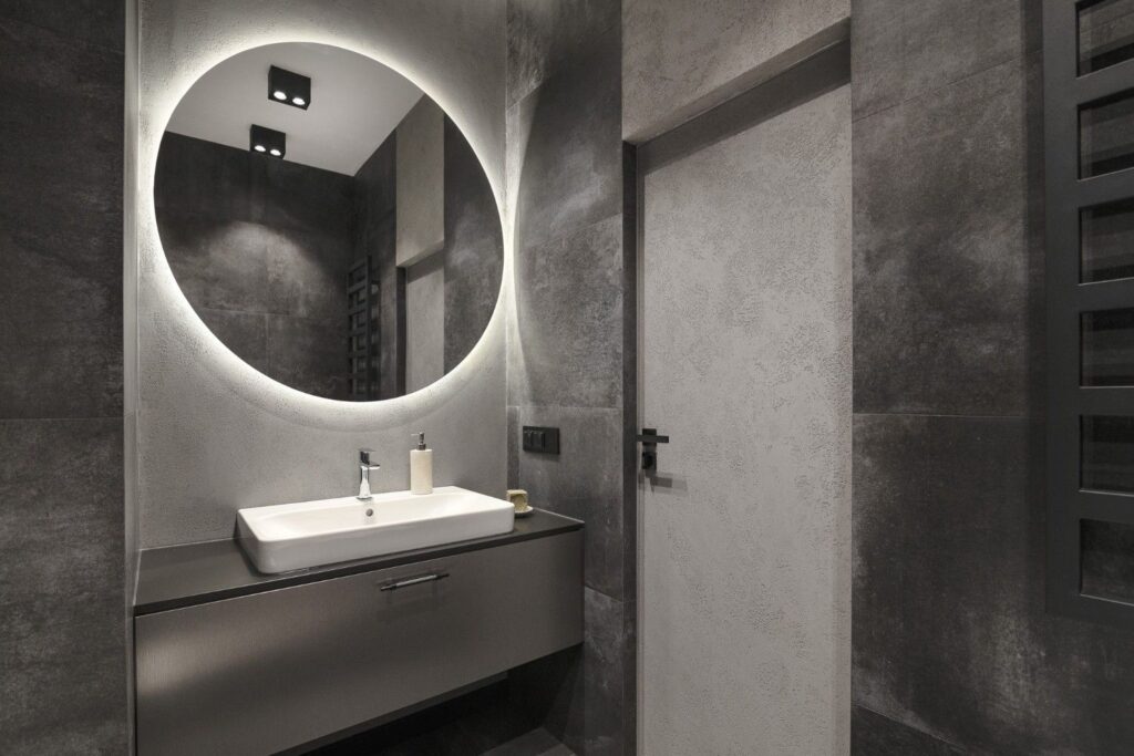 Mała łazienka w&nbsp;stylu industrialnym